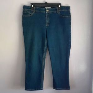 Chicos Denim Cropped Jeans Size 2.5